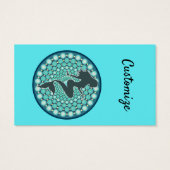 Meerjungfrau-Silhouette in Blasen Thunder_Cove (Rückseite)