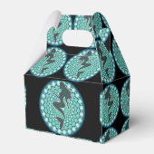 Meerjungfrau-Silhouette in Blasen Thunder_Cove Geschenkschachtel (Rückseite)