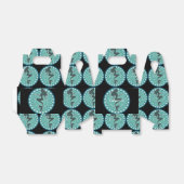 Meerjungfrau-Silhouette in Blasen Thunder_Cove Geschenkschachtel (Ungefaltet)