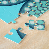 Meerjungfrau-Silhouette in Bubbles Thunder_Cove Ji Puzzle (Seite)