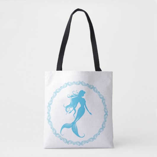 Meerjungfrau-Silhouette Tasche (Vorderseite)