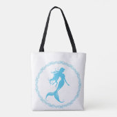 Meerjungfrau-Silhouette Tasche (Rückseite)