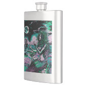 Meerjungfrau-Sirene-Atlantis-Perle Flachmann (Links)