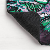 Meerjungfrau-Sirene-Atlantis-Perle Mousepad (Ecke)
