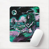 Meerjungfrau-Sirene-Atlantis-Perle Mousepad (Mit Mouse)