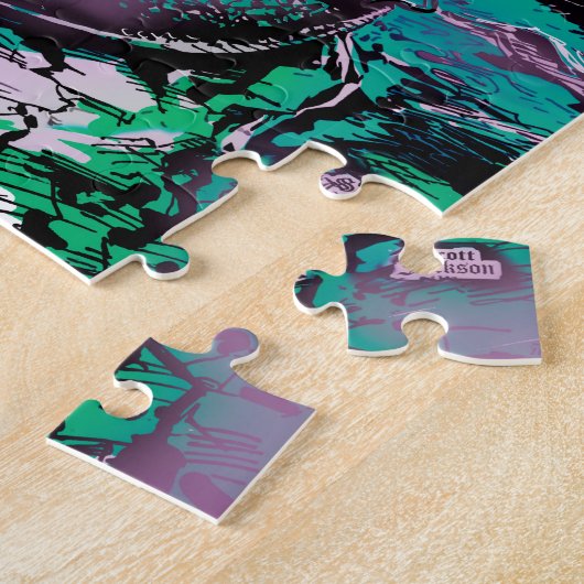 Meerjungfrau-Sirene-Atlantis-Perle Puzzle (Seite)