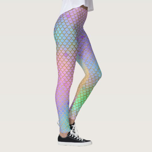 Meerjungfrau-Skala-Leggings Leggings (Rechts)
