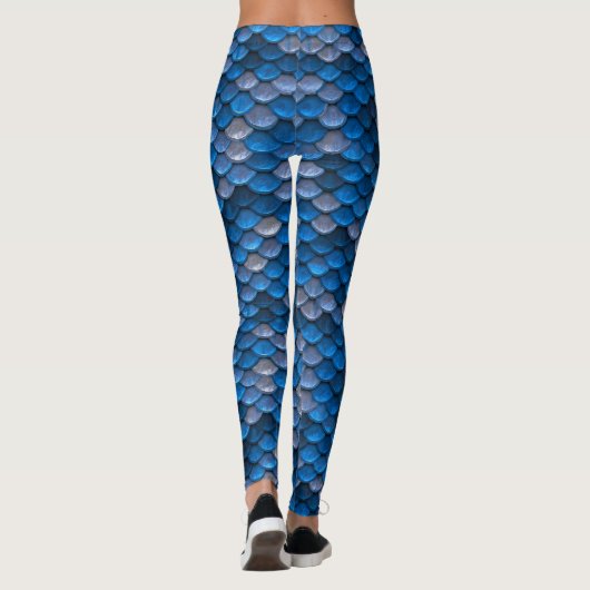 Meerjungfrau-Skalen Leggings (Rückseite)