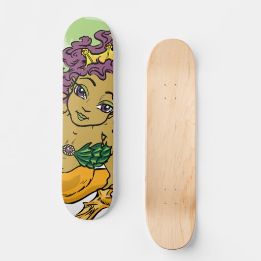 Meerjungfrau Skateboard (Vorderseite)