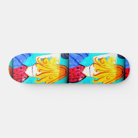Meerjungfrau-Skateboard Skateboard (Horizontal)