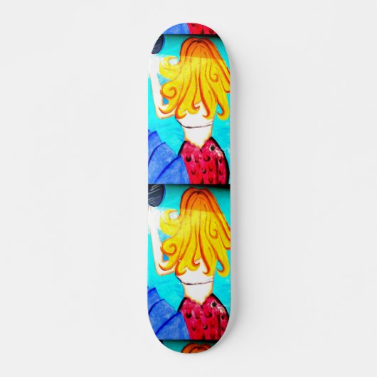 Meerjungfrau-Skateboard Skateboard (Vorne)