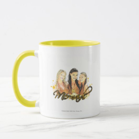 Meerjungfrau-Skizze Tasse (Links)