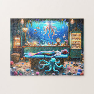 Meerjungfrau-Spa-Tag Meeres-Rückzugsort Entspannun Puzzle