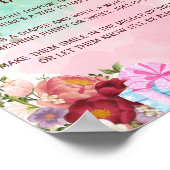 Meerjungfrau Spätnachtswanderer-Zeichen Poster (Ecke)