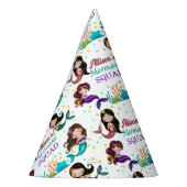 Meerjungfrau-Squad Hübsche Meerjungfrauen Partyhütchen (Links)