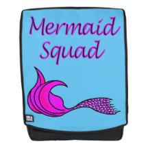 Meerjungfrau-Squad mit hellrosa Meerjungfrau-Schwa
