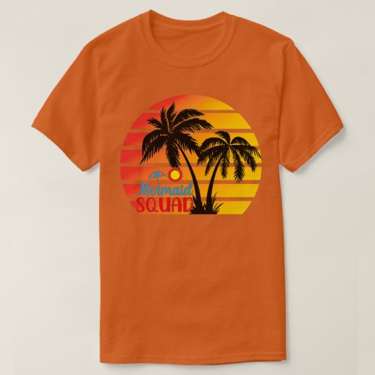 Meerjungfrau Squad Sommerurlaub 2022 T-Shirt (Design vorne)