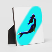 Meerjungfrau steigt fotoplatte (Vorderseite)