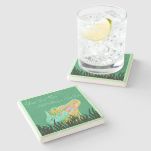 Meerjungfrau Steinuntersetzer