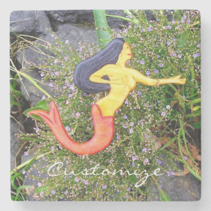 Meerjungfrau Steinuntersetzer