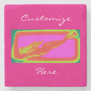 Meerjungfrau Steinuntersetzer