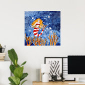 Meerjungfrau Stranddekor Kunstposter Poster (Heimbüro)