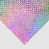 Meerjungfrau stuft Geburtstags-Party-Goldpastell Seidenpapier (Ausschnitt)