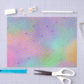 Meerjungfrau stuft Geburtstags-Party-Goldpastell Seidenpapier (Handwerk)