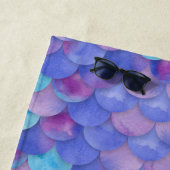 Meerjungfrau stuft vibrierendes WC multi 4 ein Strandtuch (Beispiel)