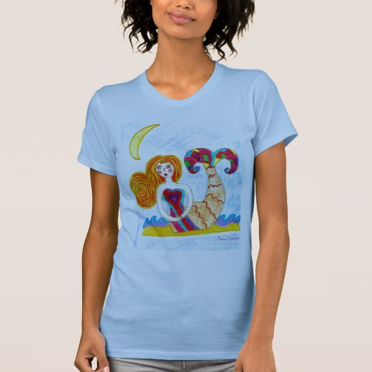 Meerjungfrau, T-Shirt (Vorderseite)