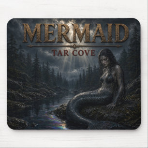 Meerjungfrau Tar Cove Dark Realism Mousepad
