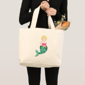 Meerjungfrau-Tasche Jumbo Stoffbeutel (Vorderseite (Produkt))