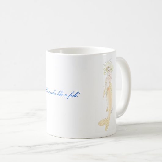 Meerjungfrau-Tasse Kaffeetasse (VorderseiteRechts)