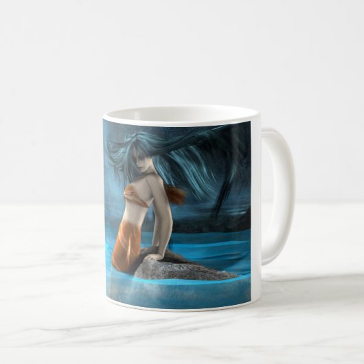 MEERJUNGFRAU-TASSE KAFFEETASSE (VorderseiteRechts)