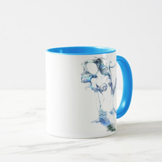 Meerjungfrau-Tasse Tasse (VorderseiteRechts)
