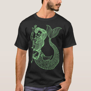 MEERJUNGFRÄU-TATTOO  Vintage-Meermaid-Kunstgeschen T-Shirt