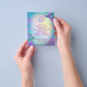 Meerjungfrau Thema Schönheitssalon Flyer (Gruppe)