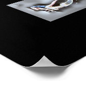 Meerjungfrau Thunder_Cove Grau Poster (Ecke)