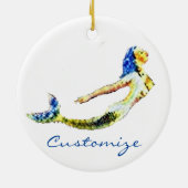 Meerjungfrau Thunder_Cove Keramik Ornament (Hinten)