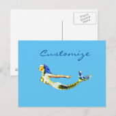 Meerjungfrau Thunder_Cove Postkarte (Vorne/Hinten)