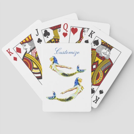 Meerjungfrau Thunder_Cove Spielkarten (Rückseite)