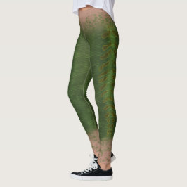 Meerjungfrau-Tonleiter Leggings Kelp-Wald 4
