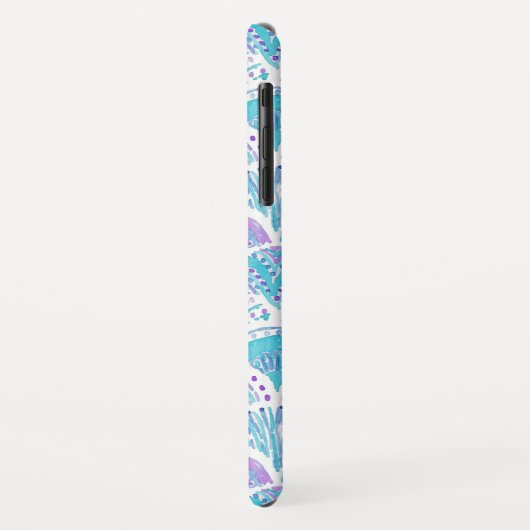 MEERJUNGFRAU TRÄUMT Aquarell Boho Case-Mate iPhone Hülle (Hinten/Links)