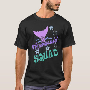 Meerjungfrau-Truppe der Meerjungfrau-Schwanz-Famil T-Shirt