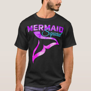 Meerjungfrau-Truppe-Shirt Frauen Geburtstagsgesche T-Shirt