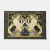 Meerjungfrau-Tür-Matte Fußmatte (Vorderseite)