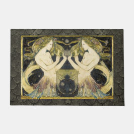 Meerjungfrau-Tür-Matte Fußmatte