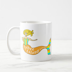 Meerjungfrau Tybee Insel-, Georgia Kaffeetasse