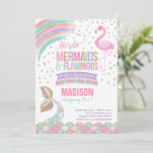 Meerjungfrau-u. Einladung (Stehend Vorderseite)