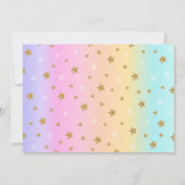 Meerjungfrau-u. Unicorn-Pool-Party-Foto-Einladung Einladung (Rückseite)